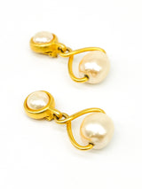 Karl Lagerfeld Faux Pearl Earrings Accessory arcadeshops.com
