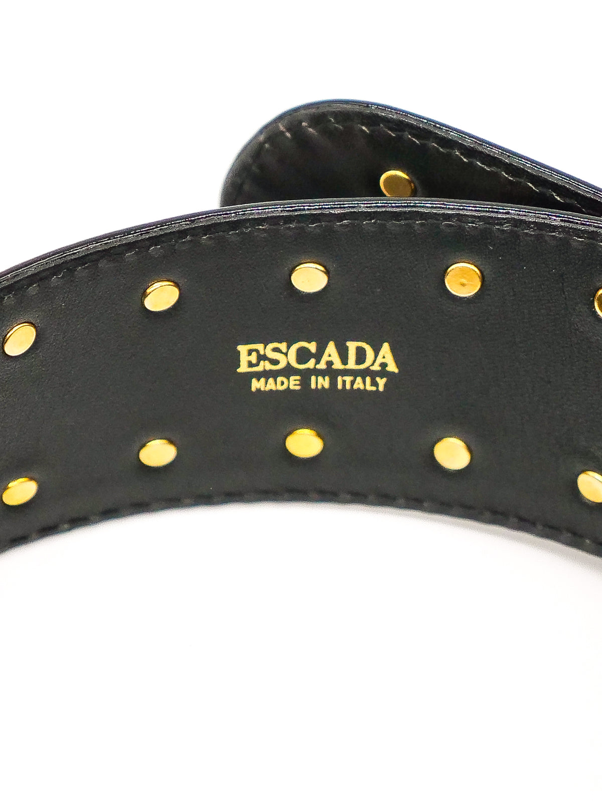 Escada Studded Leather Belt escada+belt+(13+of+14).jpg?  main image 2