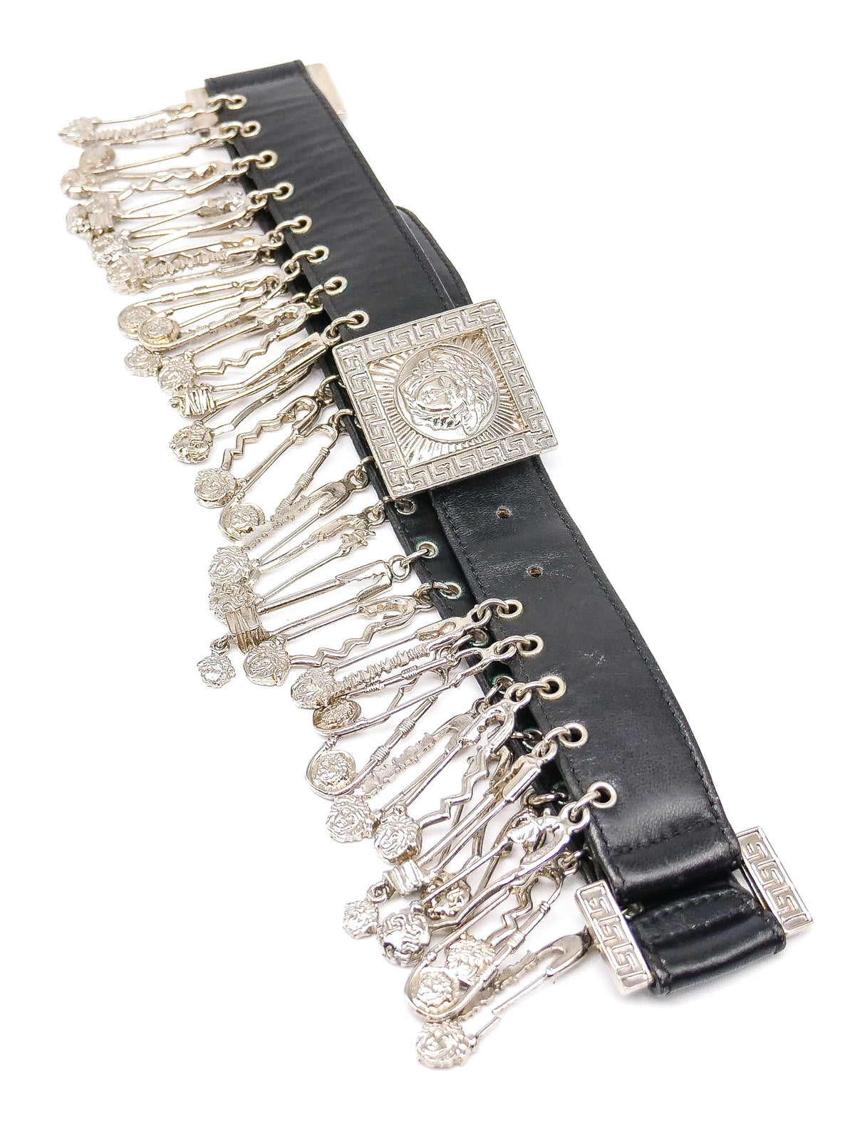 Gianni Versace Safety Pin Fringe Belt display picture 1