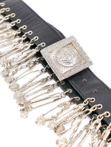 Gianni Versace Safety Pin Fringe Belt  arcadeshops.com