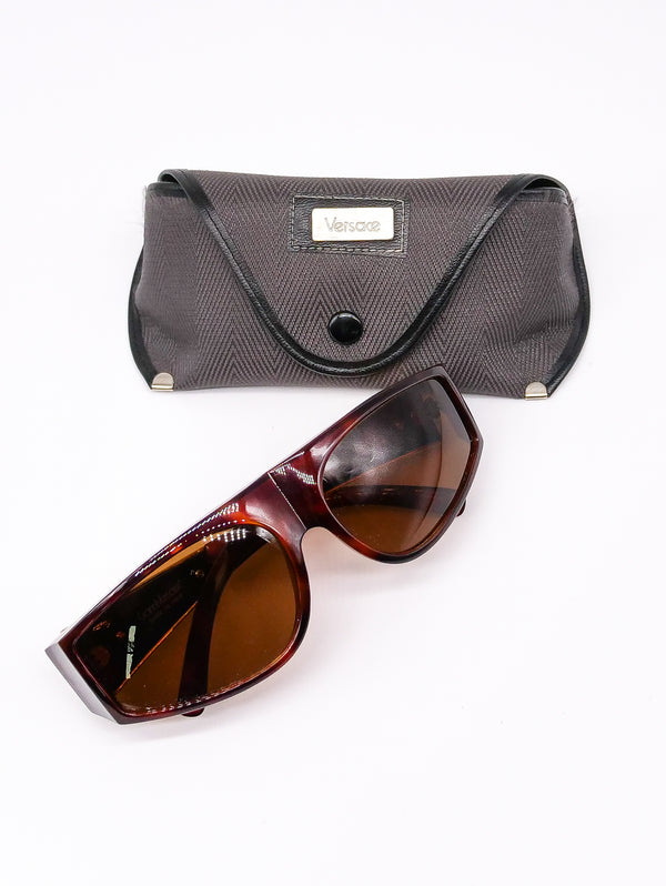 Gianni Versace Faux Pearl Studded Sunglasses  arcadeshops.com