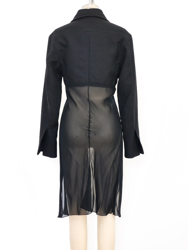 Chloe Chiffon Tails Jacket Jacket arcadeshops.com