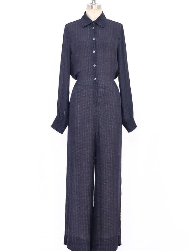 Maison Martin Margiela Silk Jumpsuit Suit arcadeshops.com