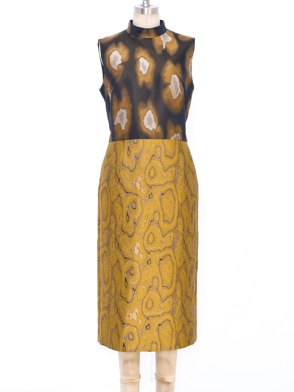 Dries Van Noten Sleeveless Brocade Dress Dress arcadeshops.com