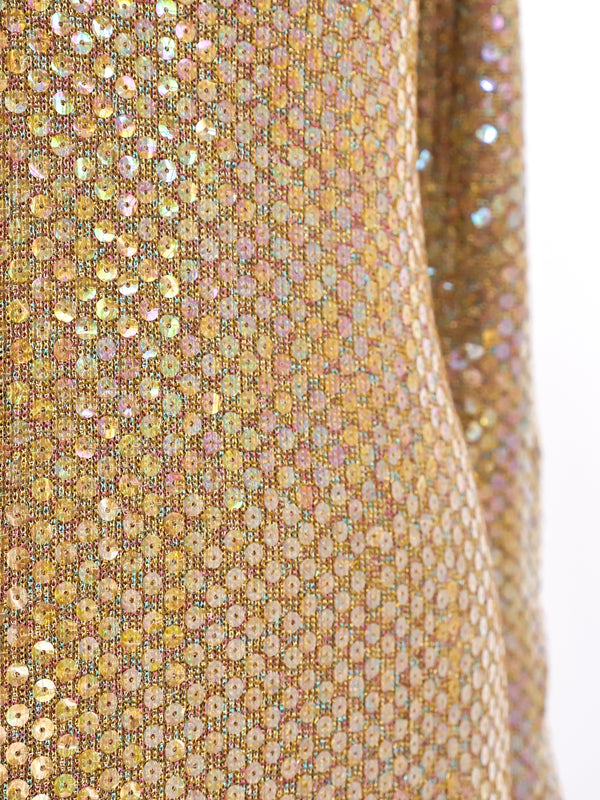 Leo Narducci Sequin Column Gown Dress arcadeshops.com