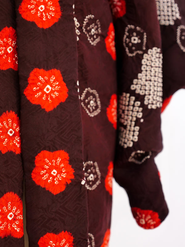 Flower Shibori Dyed Kimono Jacket arcadeshops.com
