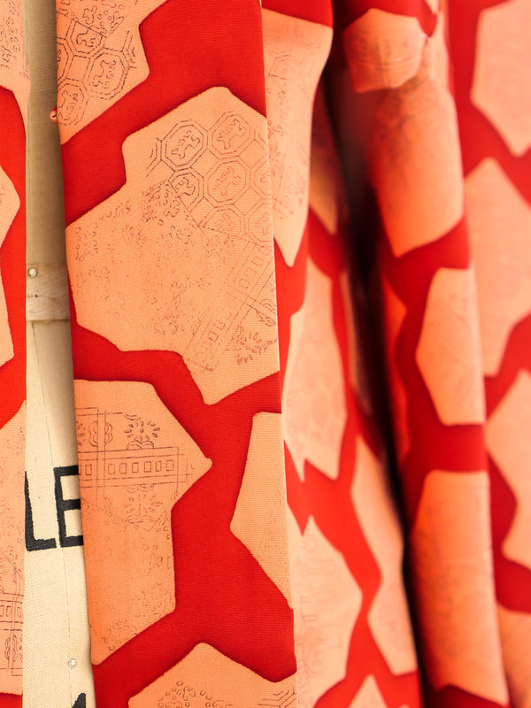 Stamp Printed Kimono Jacket arcadeshops.com