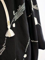 Black and White Shibori Kimono Jacket arcadeshops.com